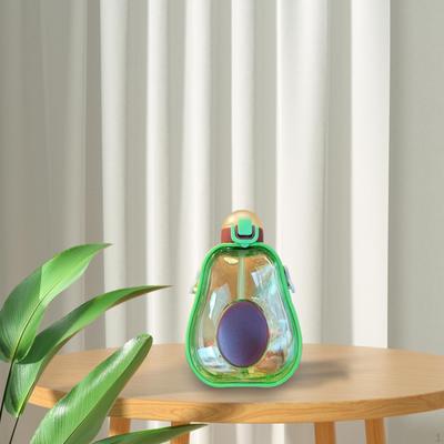 Bottiglia Antigoccia Avocado 600ml Brocche d'Acqua Bicchieri Riutilizzabili per Esterno Scuola Ufficio