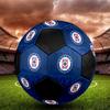Cruz Azul Soccer Ball, colorful, suitable for all ages, machine-stitched, PVC material, competition grade, durable and high bounce