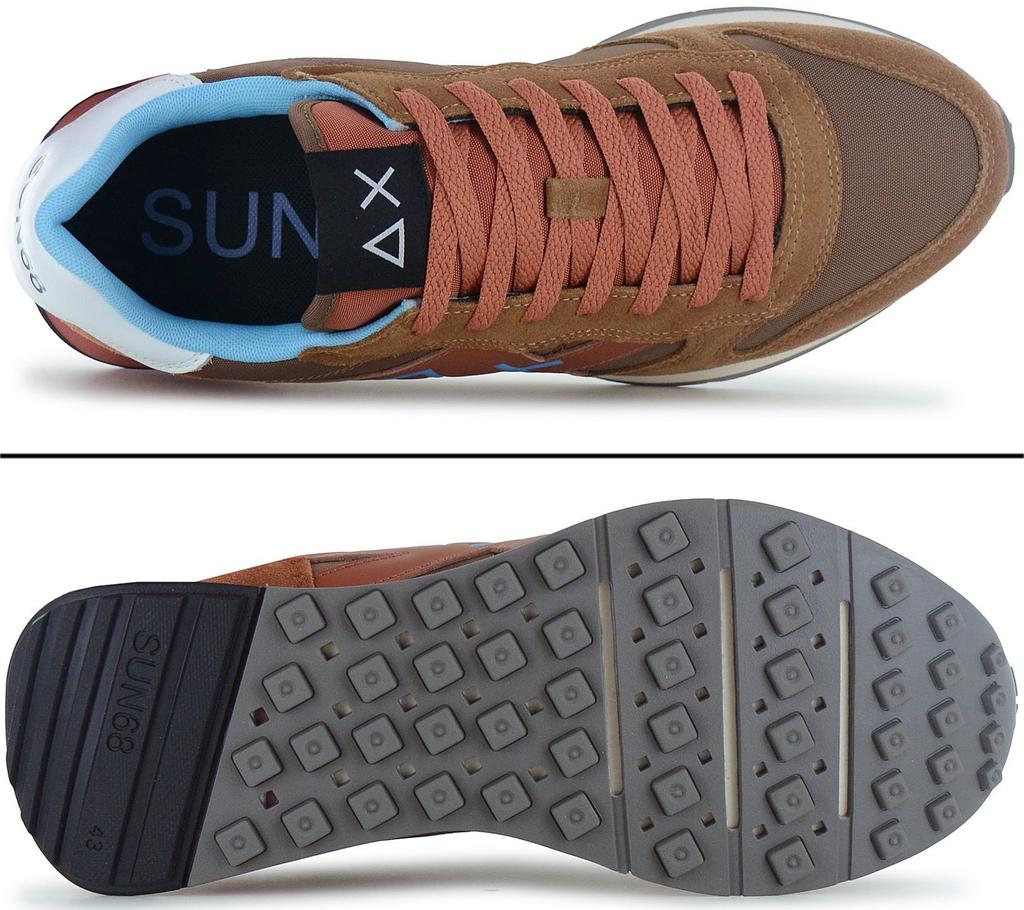 Sun68 Jaki 2.0 Solid - Men's Sneakers Shoes Brown Z36115-36 ORIGINAL