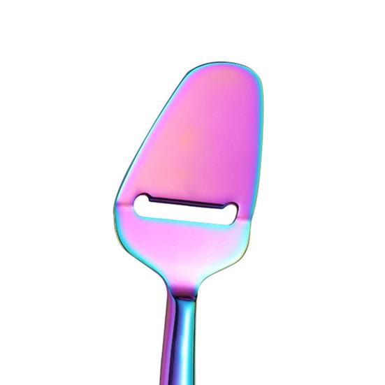 Cheese Cutter with Ergonomic Handle Design Stainless Steel Mirror Finish Utensils Rust-Resistant Cutter for Western Baking
