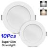 10pcs LED Downlight  5W 7W 9W 12W 20W 220V Recessed Ceiling Light 3/4/5 Inch Round LED Panel Down Light Spotlight Lighting