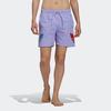 Adidas Originals Trefoil Tricolor Logo Swim Shorts Men Swim Shorts Light-Purple GN3569