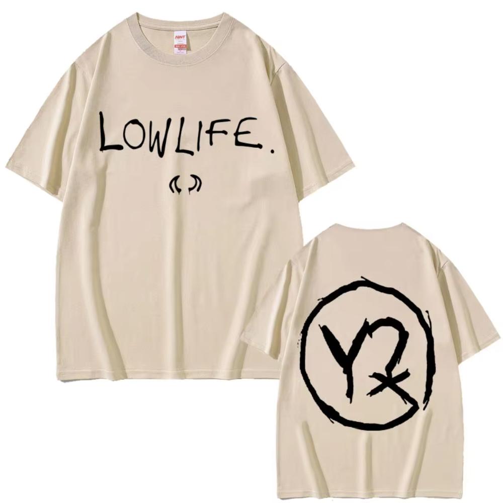 Yungblud Lowlife Album Logo 2025 T-shirts Men Women Fashion Rock Retro Short Sleeve Tshirt Men's Casual Cotton Oversized T Shirt