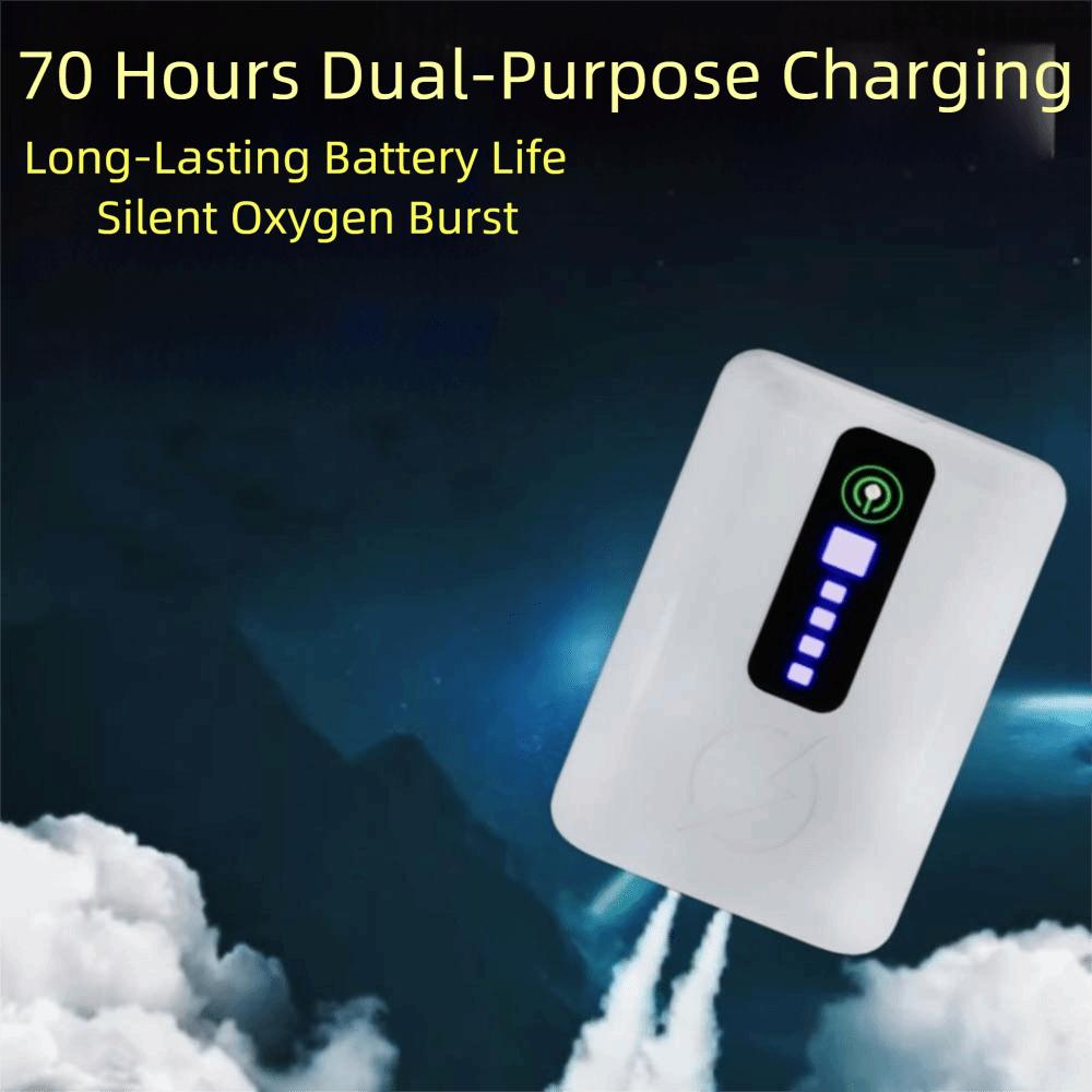 Langlebige 70H/40H Aquarium Sauerstoffpumpe USB Ultra Leise Fischbecken Sauerstoffpumpe Wasserdicht Wiederaufladbar Outdoor Angeln Sauerstoffpumpe