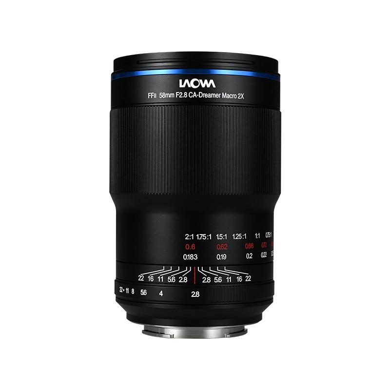 Laowa 58mm F2.8 Full-Frame 2x Macro Lens for RF, Z, E, and L Mounts