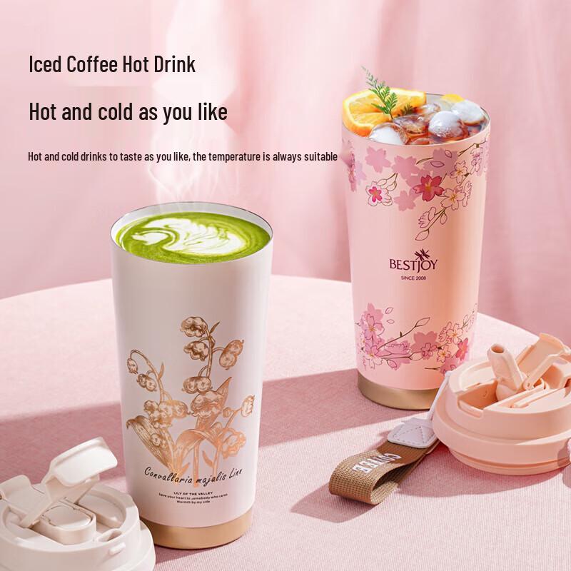 FUGUANG Shixi Portable Ceramic-Coated Insulated Coffee Mug