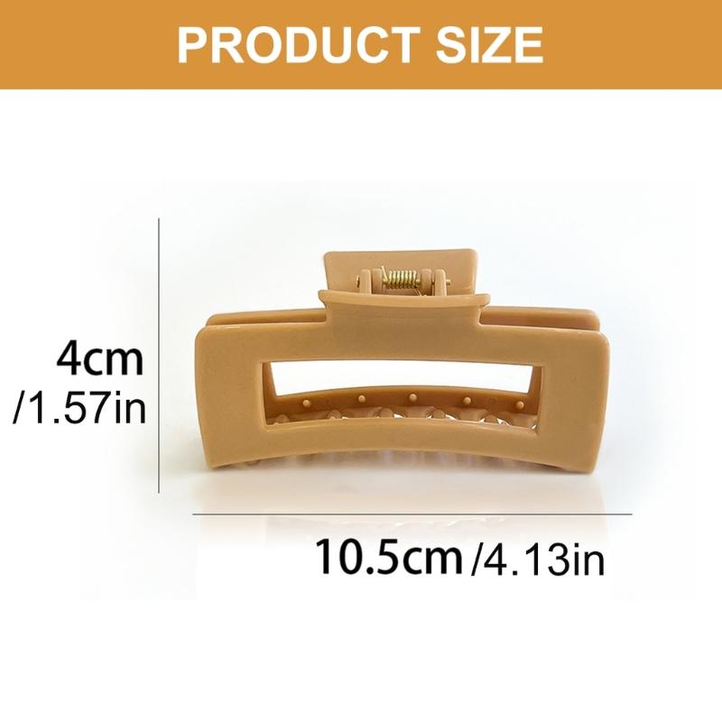Comfort Hair Claw Clip With Soft Silicone Design No Pressure On Scalp Secure Hold Hair Styling Tool