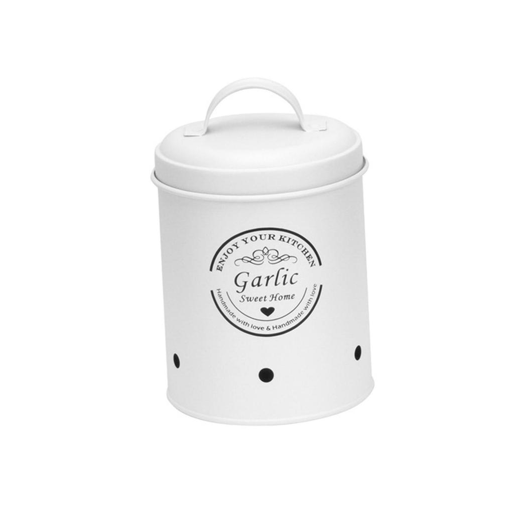 Food Storage Container Fresh Vegetable Keeper Potato Storage Tin Canisters for