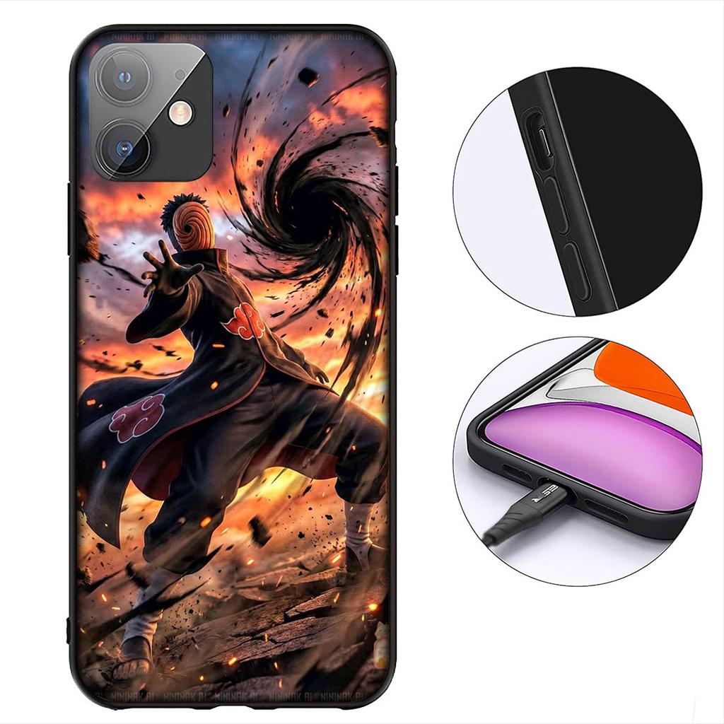 Tobi Narutos Uchiha Obito Sasuke Phone Cover for Motorola Moto G86 G14 G35 G34 G45 G55 G67 G75 G85 G24 G15 G54 G57 Power Case