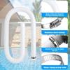 Powerful Pool Pump Hose Featuring Leak Proof Design and Reinforced Fasteners Suitable for Various Filter Systems and Spa