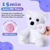 Glowing White Bear Plush Toy Soft Stuffed Animal Cute Birthday Gift For Kids Children Playing Toy