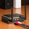 3 In 1 Wireless Transmitter Receiver with Microphone Double Connection and Remote Control Music Adapter