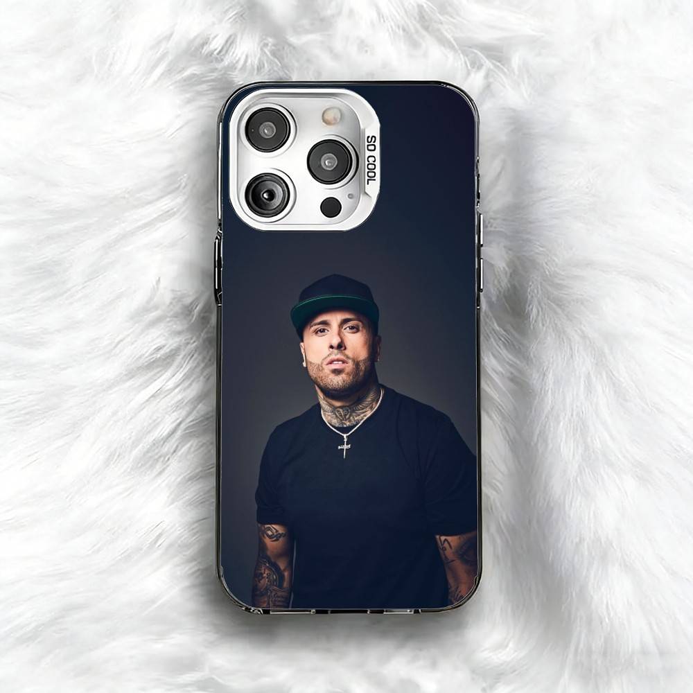 

Чехол для телефона N-Nicky J-Jam Foto для iPhone 16 17 15 14 12 13 Pro Max Черный цвет Ударопрочный чехол iPhone12