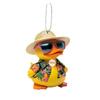 Car Decoration | 2D Acrylic Yellow Duck Rearview Mirror Accessories | Cute Animal Charm Bag Backpack Keychain Decoration