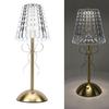Table Lamp Cordless Rechargeable Vintage Desk Lamp with Bow for Bedroom Living Room Dining Room