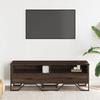 VidaXL TV Cabinet Brown Oak 122x34x41 Cm Engineered Wood, TV Stand, TV Buffet, Multimedia Cabinet, TV Bench, Furniture 848583
