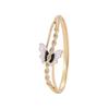 Korean Rhinestone Enamel Butterfly Bracelet: High-End Versatile Bangle with European and American Charm