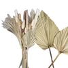 19pcs Simulation Palm Leaf Reed Rabbit Tail Grass Pampas Grass Flower Bundle Bohemian Wedding Home Decor Flowers Bouquet