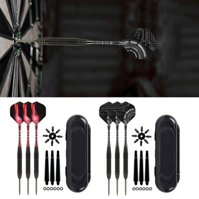 1 Set 22g Steel Darts Needle Set Professional Metal Tipped Darts Set for Indoor Needle Throwing Dartboard Game