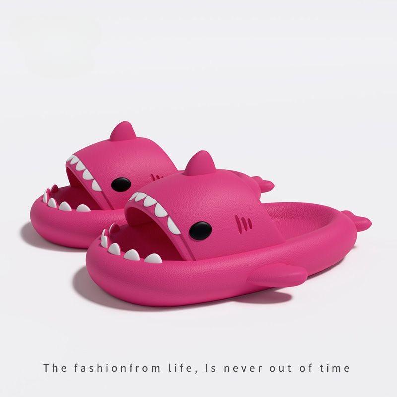 

Модные тапочки Shark на толстой подошве 4 см для женщин и мужчин, для ванной комнаты, симпатичные мультяшные летние туфли 2024 года для женщин и мужчин, уличные пляжные сандалии 36-37(23-23.5cm)