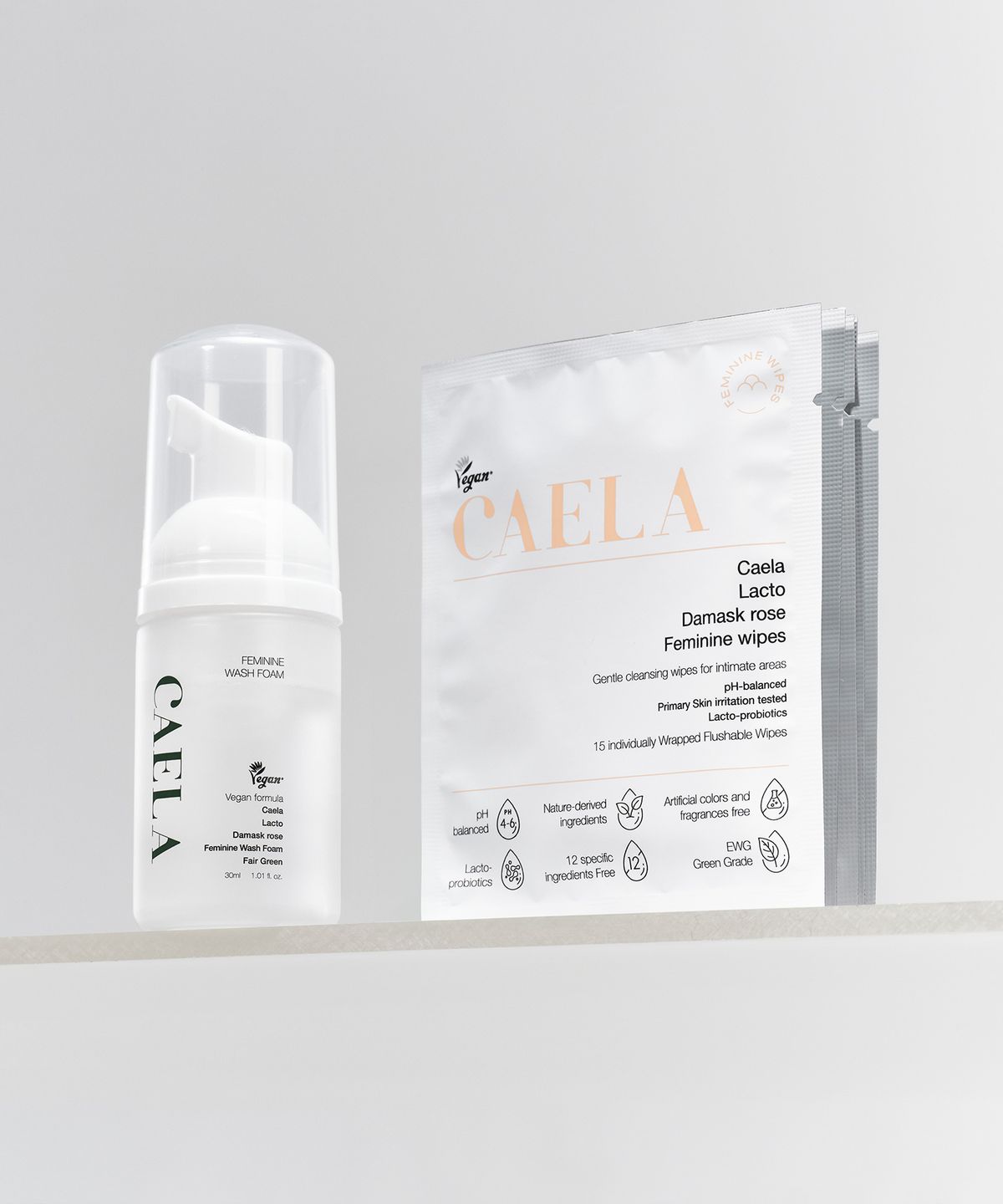 Kaela Feminine Wash Travel Kit Fair Green