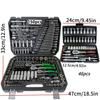 150pcs Auto Mechanical Repair Tool Set with Socket Wrench And Ratchet Set