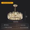 2025 Modern Minimalist Crystal Chandelier for Living Room, Bedroom & Dining