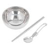 Single Cutlery Set Resuable Portable Stainless Steel Cutlery Set for Travel Picnic Camping Or Office Daily Use