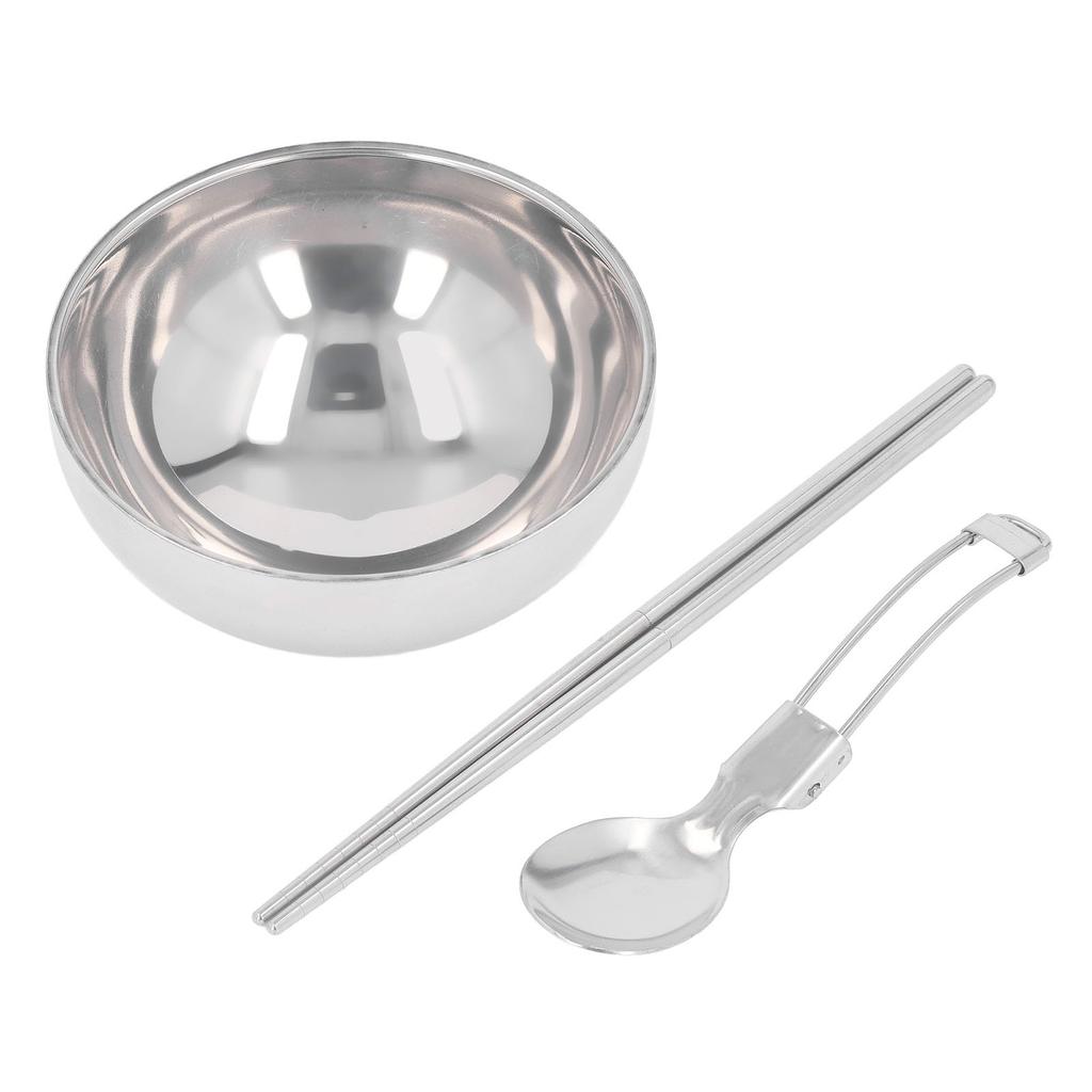 Single Cutlery Set Resuable Portable Stainless Steel Cutlery Set for Travel Picnic Camping Or Office Daily Use