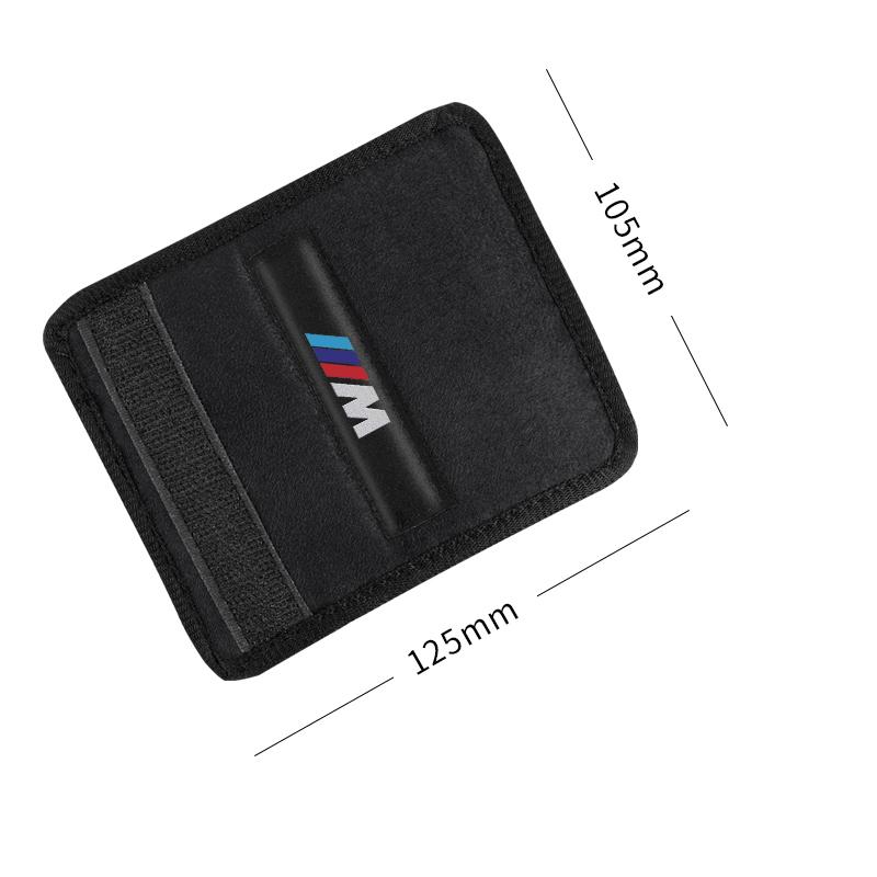 BBKJ7 Washable Removable Elegant M Power Plush Roof Pull Handle Cover Anti Dirty Warm Comfortable Grab Grip Interior Sleeve For BMW M3