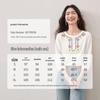 Women's Bohemian Embroidered Cotton T-shirt