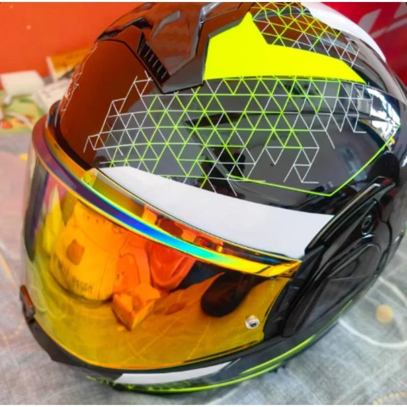 Hot Visor Lens for LS2 FF910 ADVANT II Motorcycle Helmet Day and Night Electronic Gun Red Lens Helmet Accessories