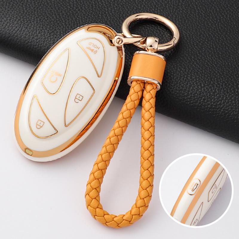 New Fashion TPU Car Key Case Cover Shell Fob For Hyundai Kona Ev Grandeur GN7 IONIQ 6 Protector Keyless Keychain Accessories