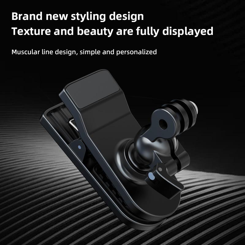 For GoPro/DJI/Insta360 Action Camera 360 Degrees Rotation Backpack Clip Camera Mount Bracket