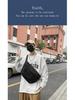 Large Capacity Unisex Crossbody & Waist Bag - Japanese Style, Solid Color, Trendy Hong Kong Street Design