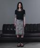 Geulouhaideu Dane Lace Button Short Sleeve T-Shirt_Black