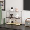2/3layer Acrylic Storage Rack Bathroom Organizer Makeup Organizer Decorative Tray Perfume Display Rack Storage Organizer Shelf