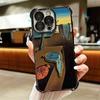 Salvador Dali Art Phone Case For iPhone 15 16 17 Air 14 Pro Max 16E Plus 13 12 Mini Plating Anti-Fall Fundas