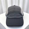 Plaid Contrasting Color Splicing Baseball Cap for Men and Women, Spring and Summer Thin Breathable Quick-drying Cap, Outdoor Sunshade and Sun Protecti