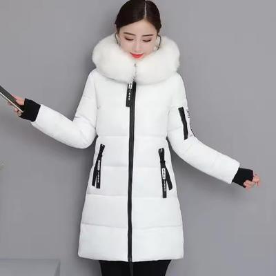 Parkas Women Long Padded Jackets Hoodie Coats Elegant Loose Casual