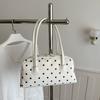 Yogodlns New Large Capacity Shoulder Bags Zipper Polka Dot Bowling Underarm Bags For Women Minimalist Shopper Handbag