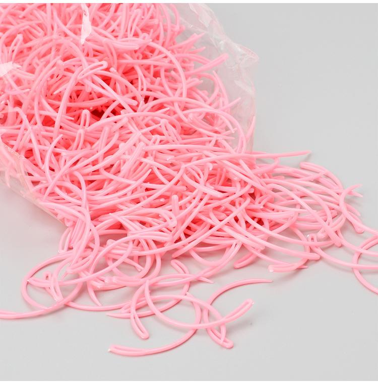 Colorful Plastic Curved Needles 20pcs/1pack Plastic Sewing Needles DIY Knitting Needles