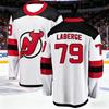 2026 New Jersey Pánský Nový Tréninkový Oblek na Lední Hokej 3D Tištěný Tým Ďáblů Bílý Sportovní Dlouhý Rukáv Rodina