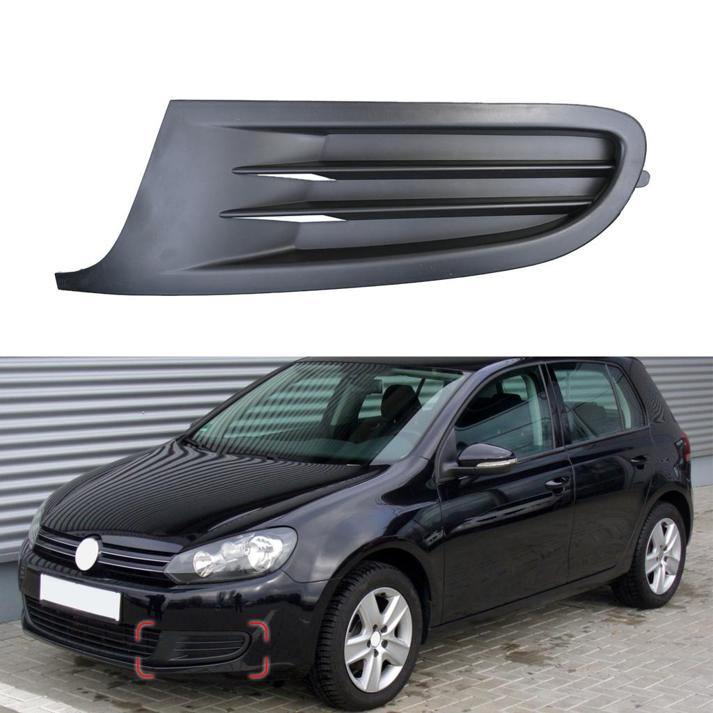Left Right Front Bumper Lower Grill Vent Fog Light Cover Frame No Hole for Goif MK6 2009-2012 Car Styling Grill Cover 5K0853665A