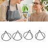 4PCS Triangular Avocado Pit Starter Rack Iron Avocado Tree Growing Rack Carrot Propagation Use