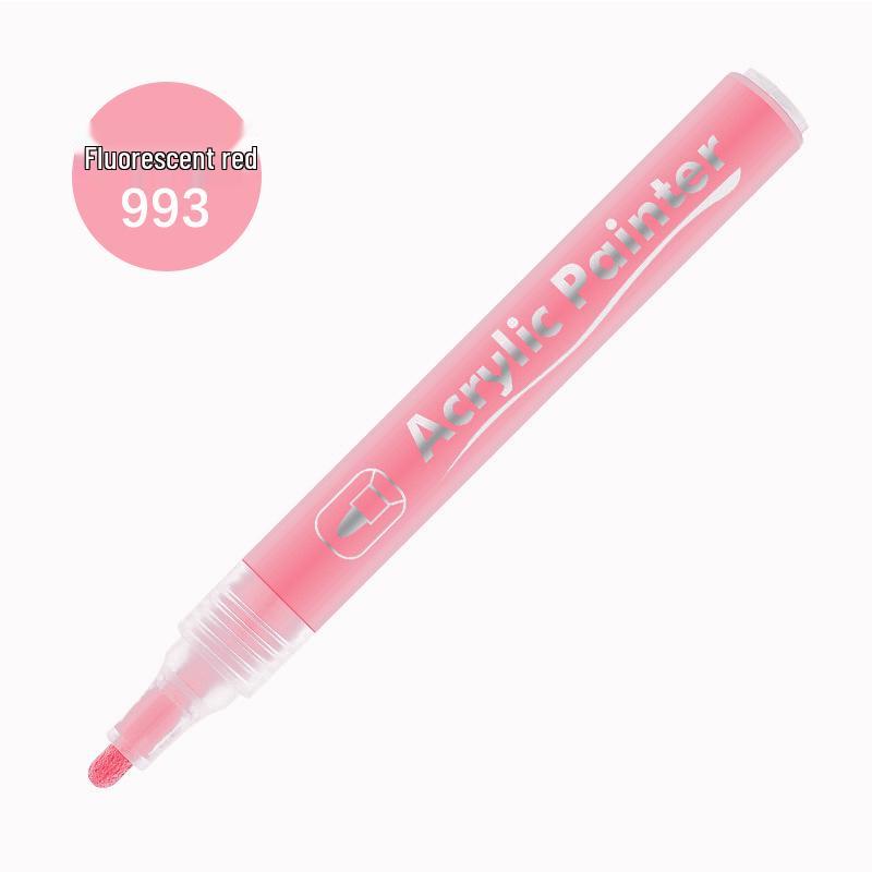 Guan Na 48-Color Waterproof Acrylic Markers for Ceramic, Stone, Graffiti & Coloring