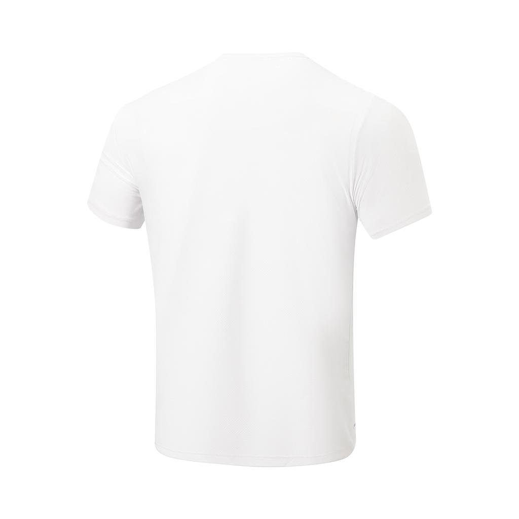 Li Ning Fitness Series Logo Letter Stitching Round Neck T-Shirt Men tops ATSW165-2