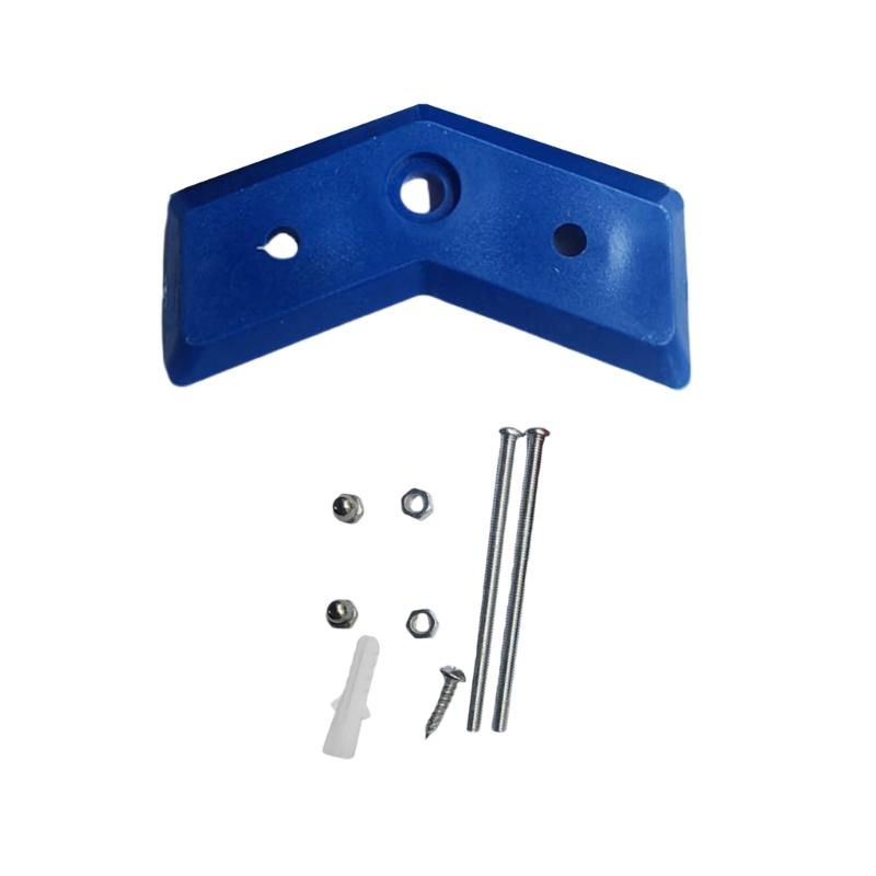 

Skateboard Wall Hanger Space Saving Skateboard Storage Holder Snowboard Stand for Patio Garage Living Room Enduring синий