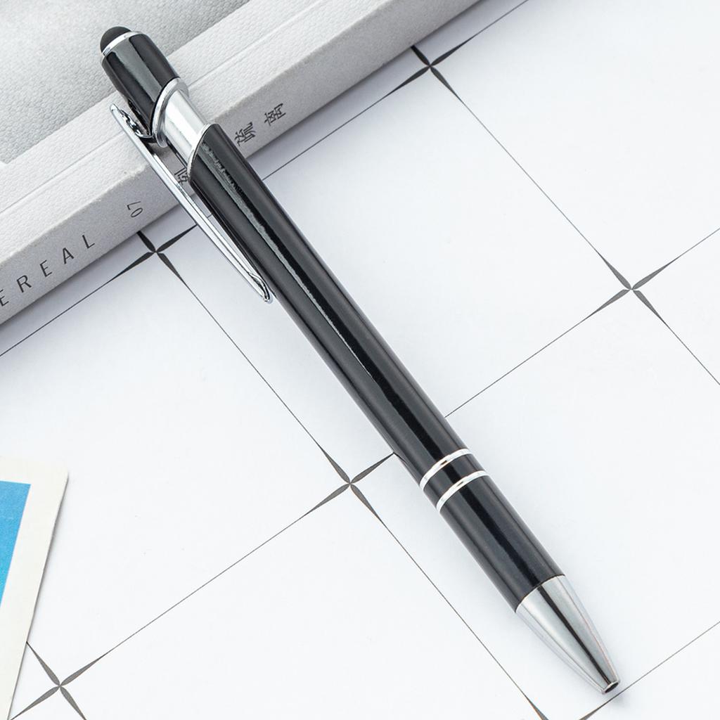 Metall-Touch-Stift, Aluminium-Stab-Stift, Meiji-Stift, Kapazitiver Touch-Stift, Kugelschreiber, Handschrift-Touchscreen-Stift