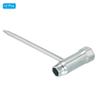 PATIKIL 13mm X 19mm Chainsaw Tool Wrench Chainsaw Combination Hex Spark Plug Chainsaw Silver (2-Piece Set) - T-Wrench, Wrench, Socket, Nut,